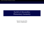 Euclid of Alexandria: Elementary Geometry