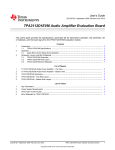 TPA3112D1 Evaluation Module