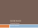 GCSE B453 revision 2