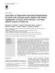 Association of lipoprotein-associated phospholipase A2 levels with