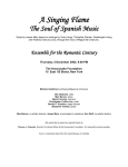 program  - Ensemble for the Romantic Century