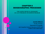Biogeographic processes