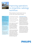 Improving operations to streamline radiology workflow