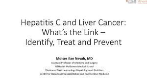Hepatitis C and Liver Cancer