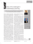 Role of the radiologist in radiotherapy planning
