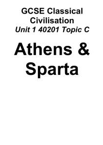 Athens - GCSE Classical Civilisation