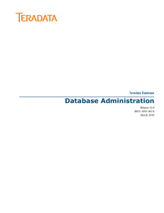 Database Administration - Information Products