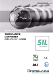TEMPERATURE CONVERTER SAFETY MANUAL SIL
