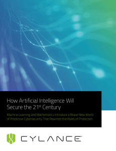 How Artificial Intelligence Will Secure the 21st Century