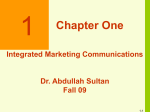 Figure 1-2 Reasons for Integrated Marketing Communications