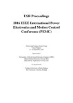 USB Proceedings 2016 IEEE International Power Electronics and