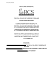 Royal College of Surgeons Report (Redacted)