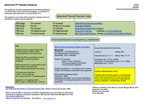 Thyroid Function Test Pathway PDF, 77.29 KB