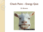 Check Point * Energy Unit Test