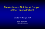 Metabolic Support in the ICU