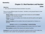 Chapter2 Segment Measure and Coordinate Graphing