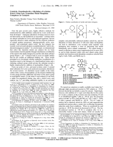 Catalytic, Enantioselective Alkylation of r