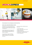 DHL Medical Express Brochure - DHL