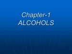 Chapter-1 ALCOHOLS