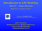 Wk10_lec - Innovative GIS