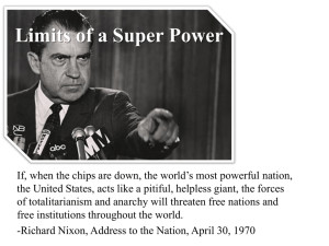 Limits of a Super Power