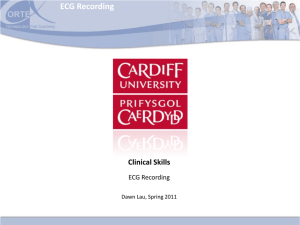 ECG Recording - Learning Central