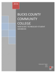 program of radiography policies - Bucks County Community College