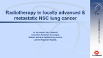 Role of radiotherapy in locally advanced lung cancer