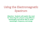 Using the Electromagnetic Spectrum