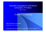 Assembly Language for Intel-Based Computers, 4th Edition Chapter 5