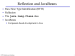 Reflection and JavaBeans