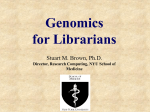 Genomics for Librarians