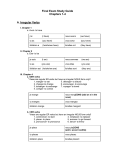 Final Exam Study Guide Chapters 1