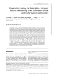 Elevated circulating cardiotrophin-1 in heart failure