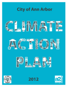 Climate Action Plan - The Ann Arbor Climate Partnership
