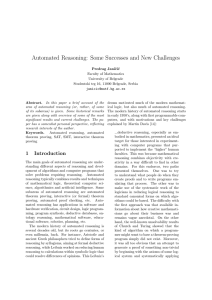 Automated reasoning group