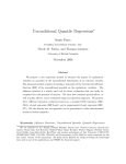 Unconditional Quantile Regressions