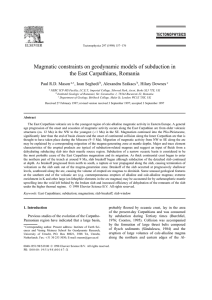 Magmatic constraints on geodynamic models of subduction in the