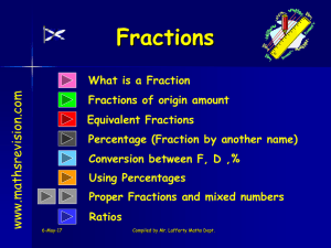 Fraction - Mathsrevision.com