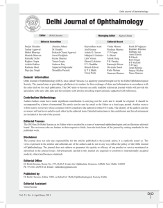 Delhi Journal of Ophthalmology