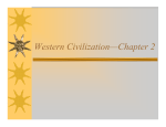 Western Civilization—Chapter 2
