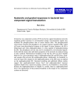 Hysteretic and graded responses in bacterial two