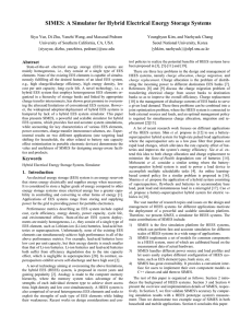 SIMES: A Simulator for Hybrid Electrical Energy Storage Systems