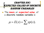Chapter 4: Random Variables and Probability Distributions