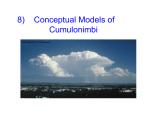 8) Conceptual Models of Cumulonimbi