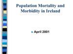 Population Mortality and Morbidity in Ireland (slides)
