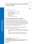 Gastroesophageal Reflux Disease (GERD)