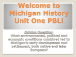 S3 Michigan History - Van Buren Public Schools