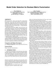 Model Order Selection for Boolean Matrix Factorization