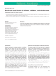 Head and neck blocks in infants, children, and adolescents